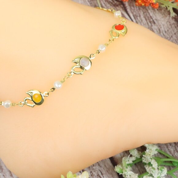 Dainty Anklet for Women – Elegant Everyday Jewelry & Perfect Gift | MLCRC1673 - Picture 1 of 10
